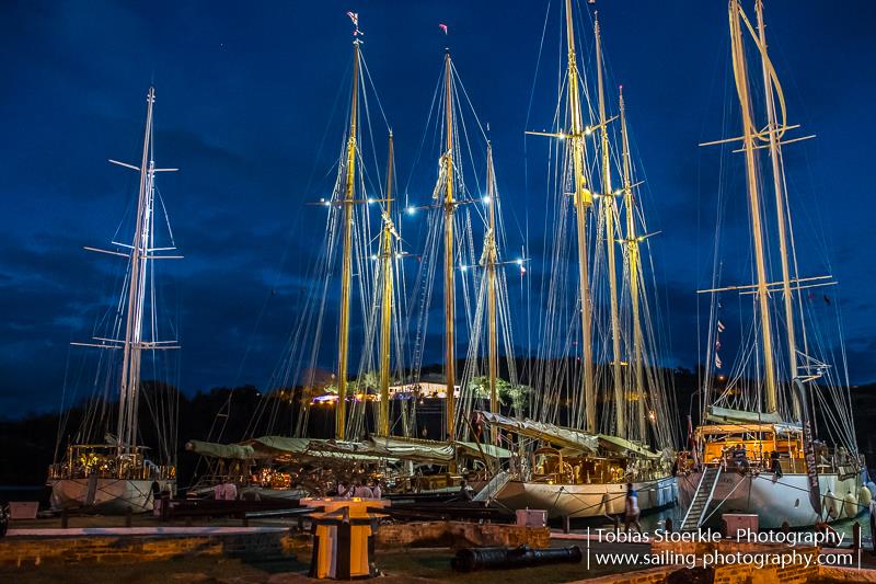 Back at the dock at the Antigua Classic Yacht Regatta photo copyright Tobias Stoerkle / www.sailing-photography.com taken at  and featuring the Classic Yachts class