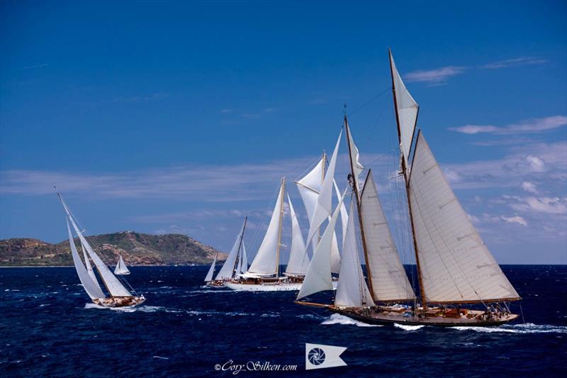 You're not going to find a collection of boats like this anywhere else at the Antigua Classic Yacht Regatta - photo © Cory Silken