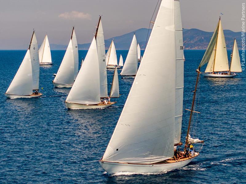 Panerai Classic Yachts Challenge at Argentario Sailing Week day 1 photo copyright Pierpaolo Lanfrancotti taken at Yacht Club Santo Stefano and featuring the Classic Yachts class