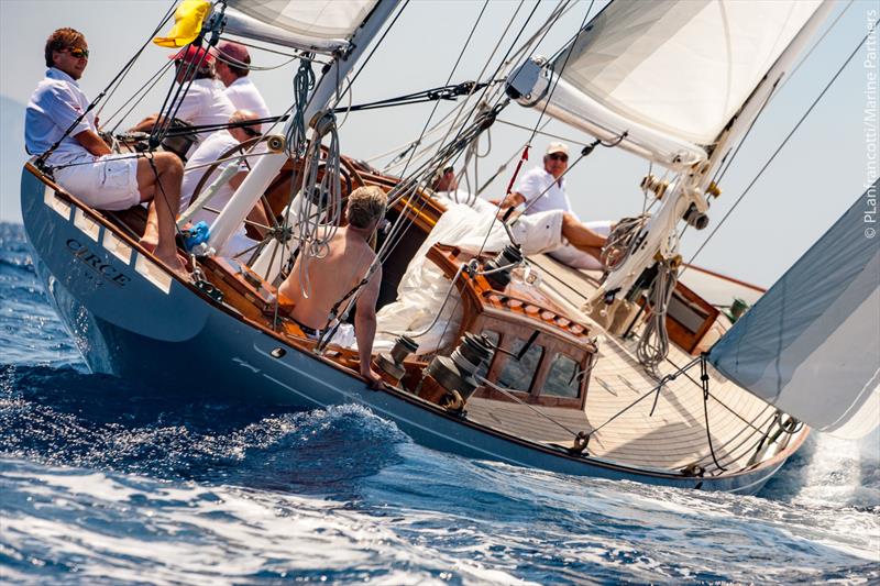 Circe on day 4 at Panerai Classic Yachts Challenge at Argentario Sailing Week photo copyright Pierpaolo Lanfrancotti taken at Yacht Club Santo Stefano and featuring the Classic Yachts class