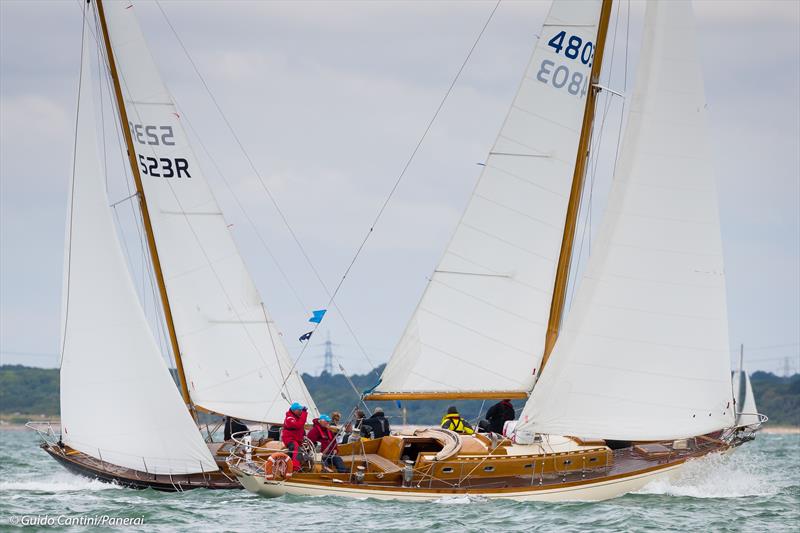 Panerai British Classic Week - Illiria and Cereste on day 4 photo copyright Guido Cantini / seasee.com taken at Royal Yacht Squadron and featuring the Classic Yachts class