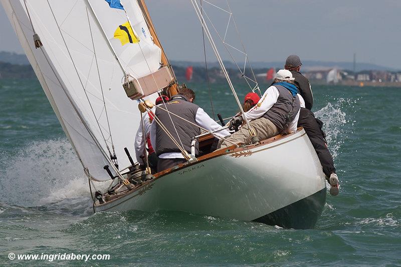 Panerai British Classic Week - Saskia on day 5 photo copyright Ingrid Abery / www.ingridabery.com taken at Royal Yacht Squadron and featuring the Classic Yachts class