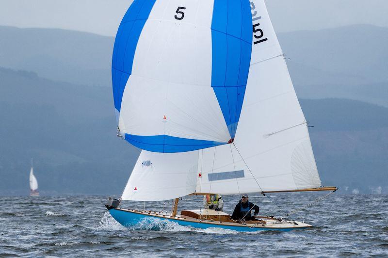 Teal (Gareloch One Design) in the Saturn Sails Mudhook Regatta 2021 photo copyright Neill Ross / www.neillrossphoto.co.uk taken at Mudhook Yacht Club and featuring the Classic Yachts class