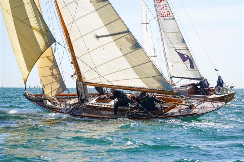 Cowes Spring Classics photo copyright Chris Brown Photography taken at Cowes Corinthian Yacht Club and featuring the Classic Yachts class