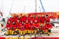 Qingdao team on departure from Qingdao - Clipper 2023-24 Race