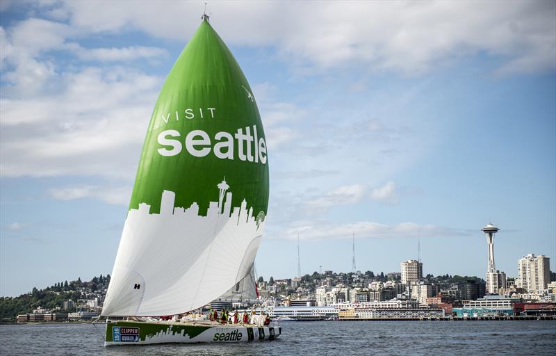 Clipper Race 2015-16 Yacht Visit Seattle in Seattle photo copyright Ben Solomon taken at  and featuring the Clipper 70 class