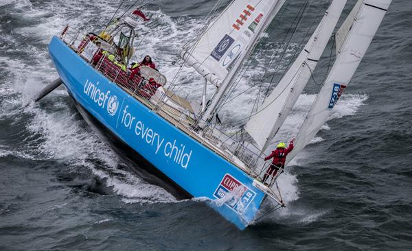 Unicef during Leg 1 of the The Clipper Race 2017-18 photo copyright onEdition taken at  and featuring the Clipper 70 class