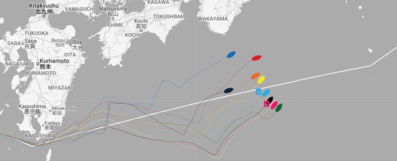 Clipper Round the World Yacht Race 9, day 8 Race Viewer (0900 UTC) - photo © Clipper Race
