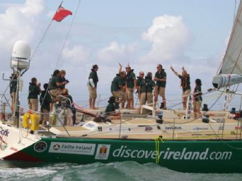 Victory for Cork in the South Atlantic leg of the Clipper 09-10 Round The World Yacht Race