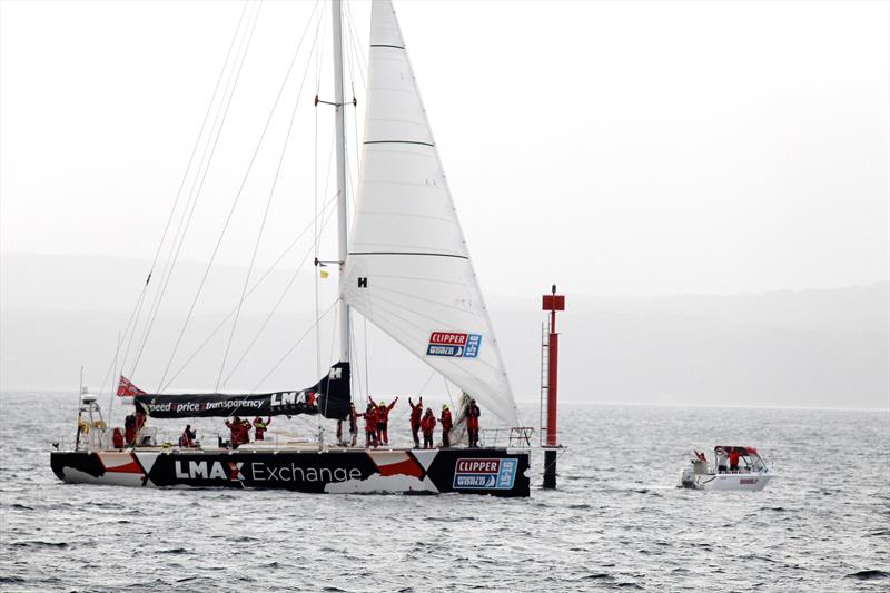 LMAX Exchange win the 'Wardan Whip' Race 3 of the Clipper 2015-16 photo copyright Richard Wainwright taken at  and featuring the Clipper Ventures class