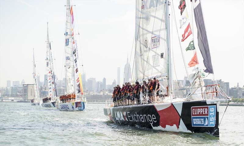 The Clipper Race LegenDerry Finale starts from New York - photo © Clipper Ventures