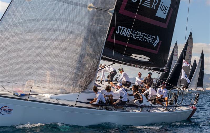 Lorenzo Mondo's Far Star leads ClubSwan 42 on day 1 of The Nations Trophy photo copyright Nautor's Swan / Studio Borlenghi taken at Real Club Náutico de Palma and featuring the ClubSwan 50 class