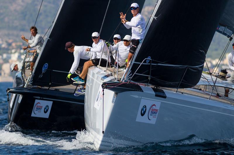 The start is always a key moment on day 1 of The Nations Trophy photo copyright Nautor's Swan / Studio Borlenghi taken at Real Club Náutico de Palma and featuring the ClubSwan 50 class