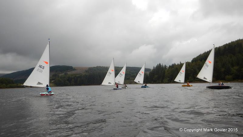Comets at Merthyr Tydfil photo copyright Mark Govier taken at Merthyr Tydfil Sailing Club and featuring the Comet class