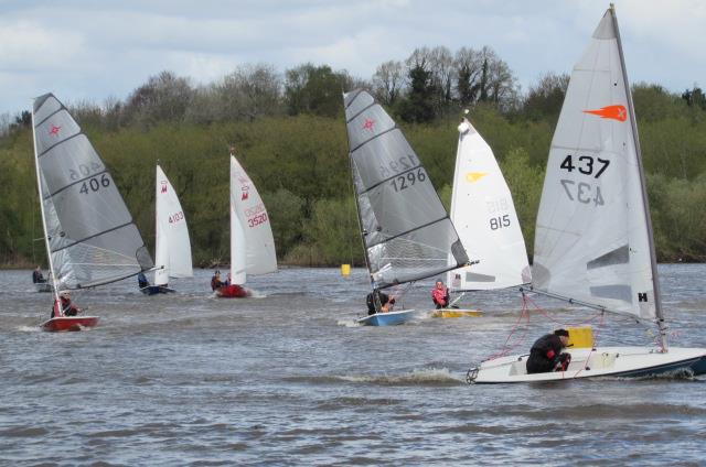 Getting breezy during race 2 of the Border Counties Midweek Series at Windsford Flash photo copyright Brian Herring taken at Winsford Flash Sailing Club and featuring the Comet class