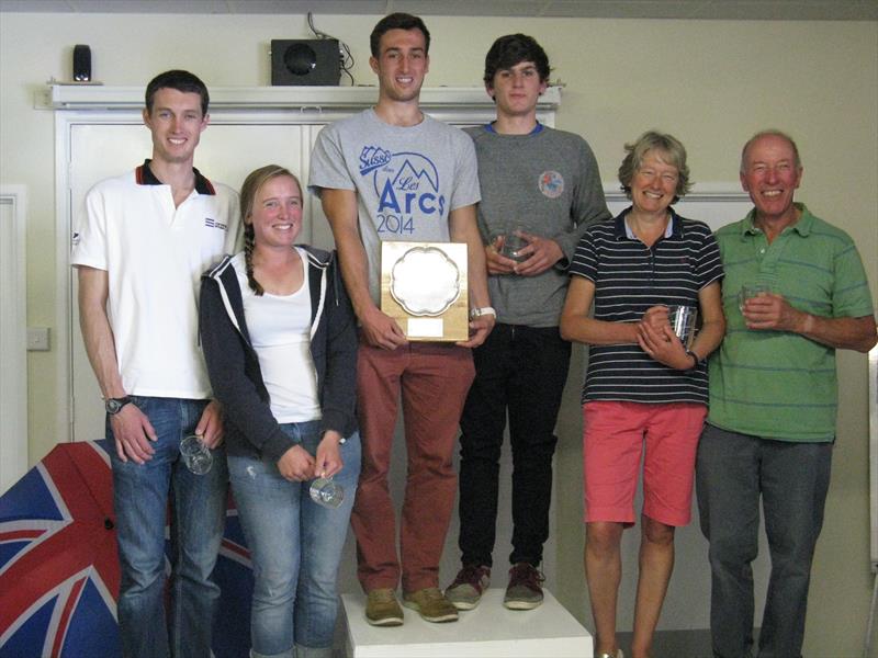 Winners in the Comet Trio Nationals at Exe photo copyright Guy Farrant taken at Exe Sailing Club and featuring the Comet Trio class