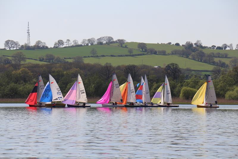 Comet Trio Inlands at Llangorse photo copyright Patricia Padro taken at Llangorse Sailing Club and featuring the Comet Trio class