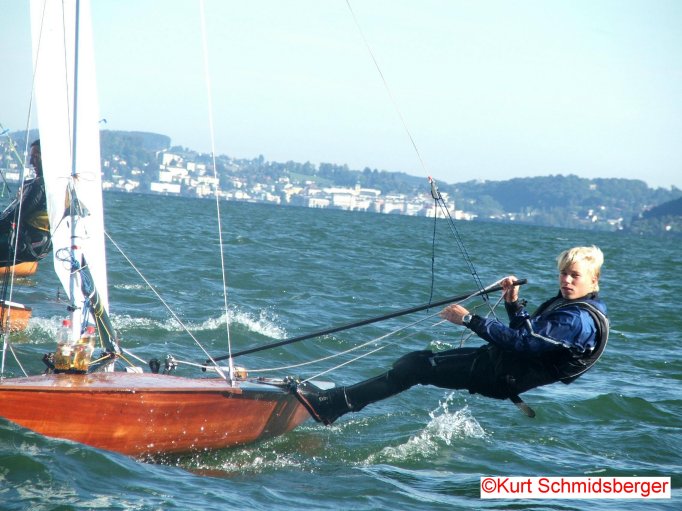 Tiptoeing round the course at the Contender Europeans photo copyright Kurt Schmidsberger taken at  and featuring the Contender class