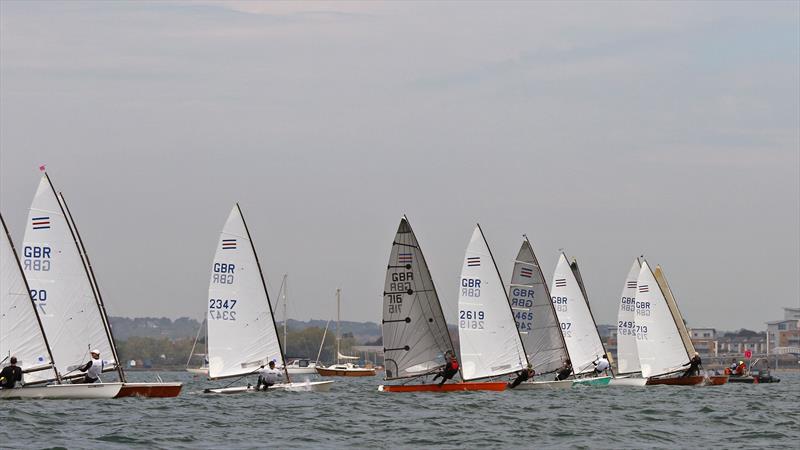 Contenders at Poole photo copyright Mike Millard taken at Poole Yacht Club and featuring the Contender class