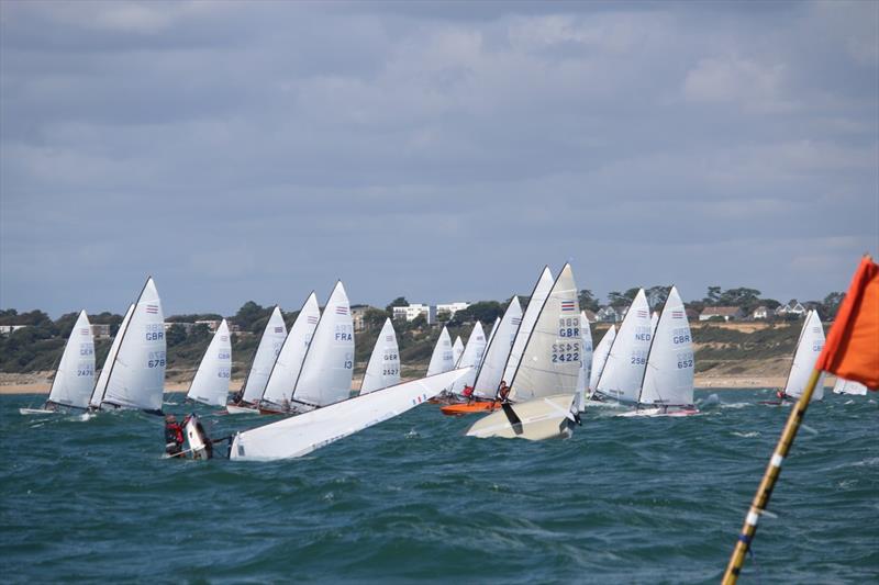 Contender Europeans at Highcliffe day 4 photo copyright Sarah Desjonqueres taken at Highcliffe Sailing Club and featuring the Contender class