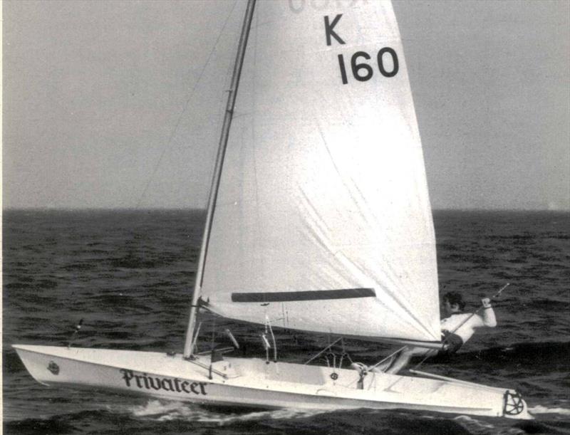 A very physical and hugely talented sailor, Dave Pitman remains the only Contender helm to ‘take three World titles on the trot' photo copyright Rondar Boats taken at  and featuring the Contender class
