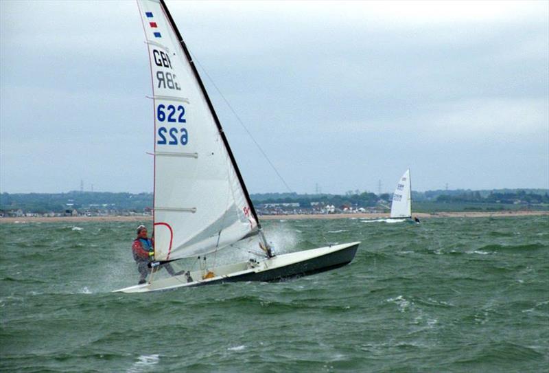14 Contenders made to trip to Pevensey for round 7 of the Traveller Trophy photo copyright Gary Kinch taken at Pevensey Bay Sailing Club and featuring the Contender class