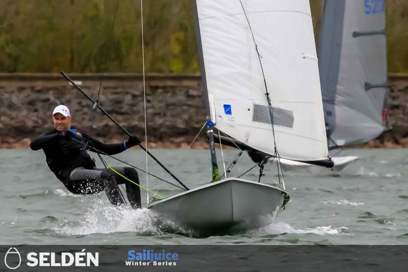 Ed Presley in the Seldén SailJuice Winter Series  photo copyright Tim Olin / www.olinphoto.co.uk taken at Draycote Water Sailing Club and featuring the Contender class