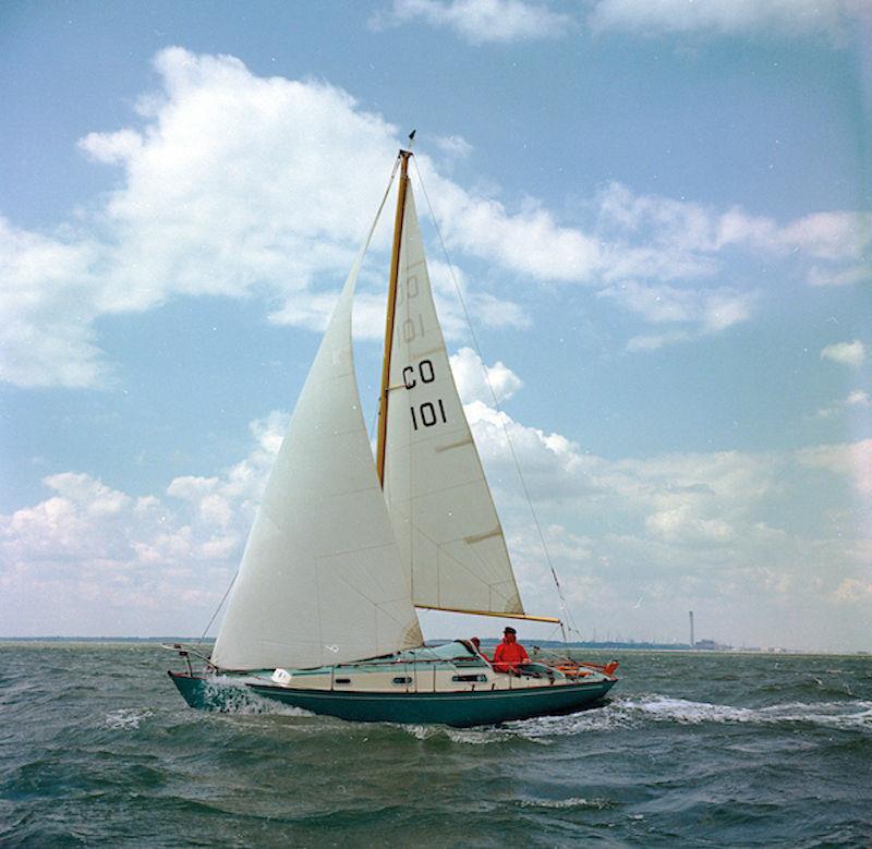 Contessa of Mell, one of the first Contessa 26 production cruising yachts built by Jeremy Rogers in Lymington for designer David Sadler photo copyright Eileen Ramsay / PPL taken at  and featuring the Contessa 26 class