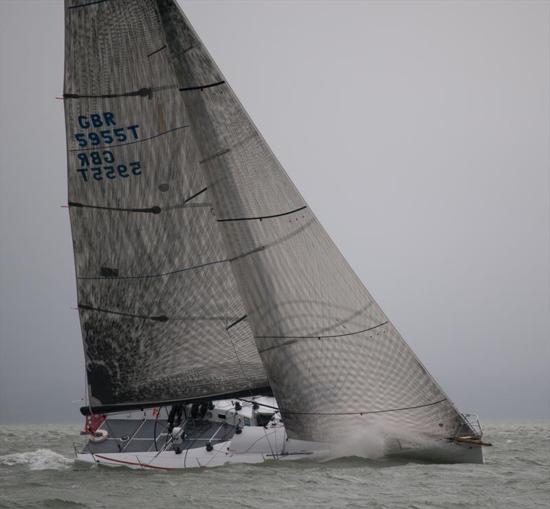 BKA sailors on day 4 of the Brooks Macdonald Warsash Spring Series photo copyright Iain McLuckie taken at Warsash Sailing Club and featuring the Farr 45 class