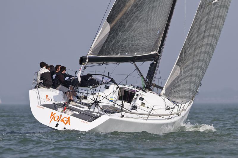 The British Keelboat Academy enjoyed glorious sunshine and light to moderate winds as they competed in the RORC Easter Challenge photo copyright Tom Gruitt / www.pwpictures.com taken at Royal Ocean Racing Club and featuring the Farr 45 class