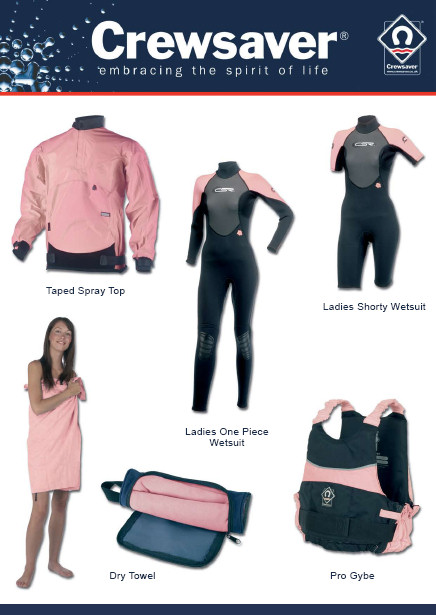 Pretty in pink - Crewsaver’s latest watersports range photo copyright Crewsaver taken at  and featuring the  class