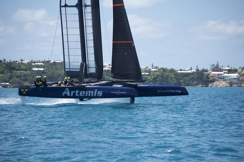 Artemis Racing's foiling AC45 Turbo training in Bermuda photo copyright Artemis Racing taken at  and featuring the  class