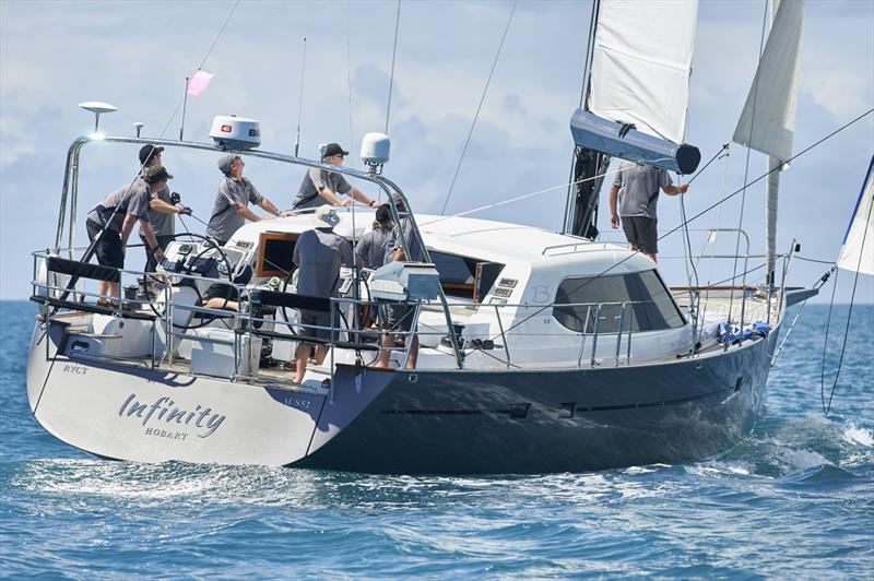 Greg Precott's elegant Buizen 52, Infinity, took out overall Cruising Spinnaker Division 1 honours at SeaLink Magnetic Island Race Week photo copyright John de Rooy taken at Townsville Yacht Club and featuring the Cruising Yacht class
