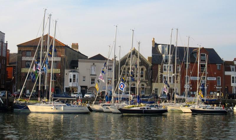 PYRA's last outing of the 2015 season to Weymouth photo copyright Myriam Paish taken at Poole Yacht Racing Association and featuring the Cruising Yacht class
