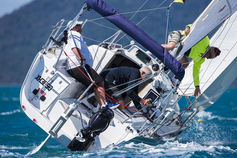 Il Aquarii flummoxed her rivals on day 3 of Airlie Beach Race Week photo copyright Andrea Francolini taken at Whitsunday Sailing Club and featuring the Cruising Yacht class