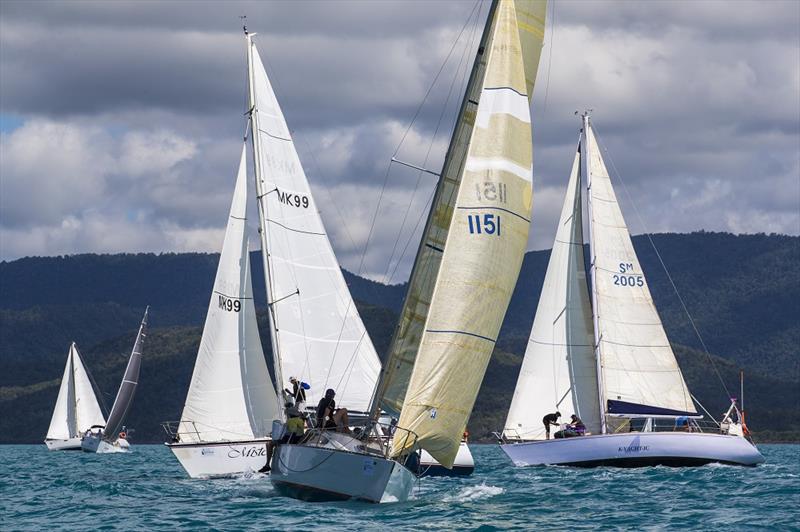 Trivial Pursuit at  Airlie Beach Race Week 2016 photo copyright Andrea Francolini taken at Whitsunday Sailing Club and featuring the Cruising Yacht class
