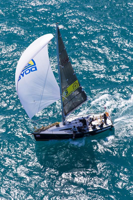 Onyx win the Racer Cruiser division at Audi Hamilton Island Race Week photo copyright Andrea Francolini taken at Hamilton Island Yacht Club and featuring the Cruising Yacht class