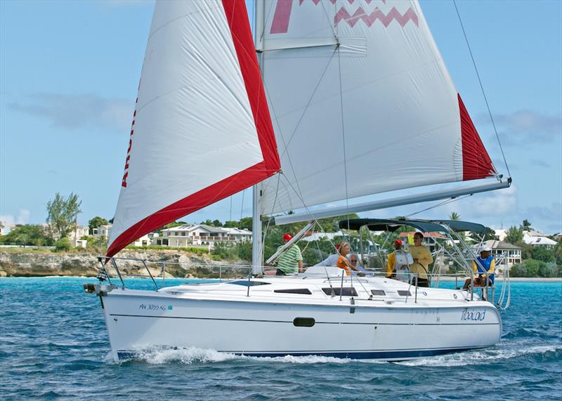 Tropic Bird winner of Non CSA class on Mount Gay Round Barbados Series day 3 photo copyright Peter Marshall / MGRBR taken at Barbados Cruising Club and featuring the Cruising Yacht class