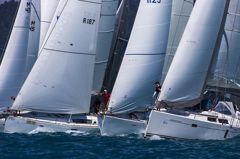 High octaine Cruising start at Airlie Beach Race Week 2016 photo copyright Andrea Francolini taken at Whitsunday Sailing Club and featuring the Cruising Yacht class