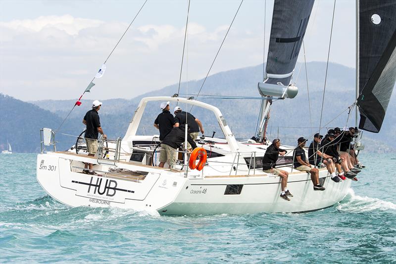 Andrew Molnar's Non Spinnaker 1 Division winner at Audi Hamilton Island Race Week 2017 photo copyright Andrea Francolini taken at Hamilton Island Yacht Club and featuring the Cruising Yacht class