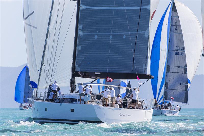 Charlotte (Ervin Vidor) 2nd in IRC Cruising 1 at Audi Hamilton Island Race Week 2017 photo copyright Andrea Francolini taken at Hamilton Island Yacht Club and featuring the Cruising Yacht class