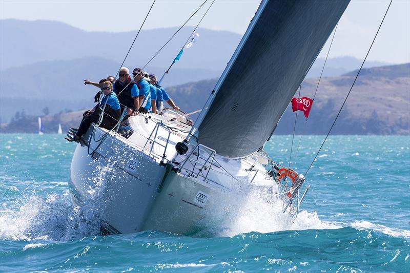Cruising div 2 winner Therapy at Audi Hamilton Island Race Week 2017 photo copyright Andrea Francolini taken at Hamilton Island Yacht Club and featuring the Cruising Yacht class