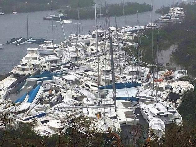 Devastation in the wake of Hurricane Irma photo copyright Tortola taken at  and featuring the Cruising Yacht class