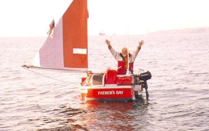 Hugo Vihlen's Father's Day, the smallest yacht to cross the Atlantic photo copyright Archive taken at  and featuring the Cruising Yacht class