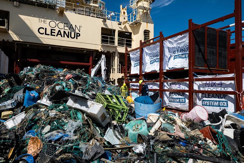 The Ocean Cleanup removed a total of ten million kilograms (22 million lbs.) of trash from oceans photo copyright The Ocean Cleanup taken at  and featuring the Cruising Yacht class