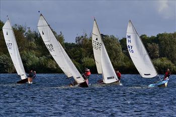 Classic and Vintage dinghies at Hunts