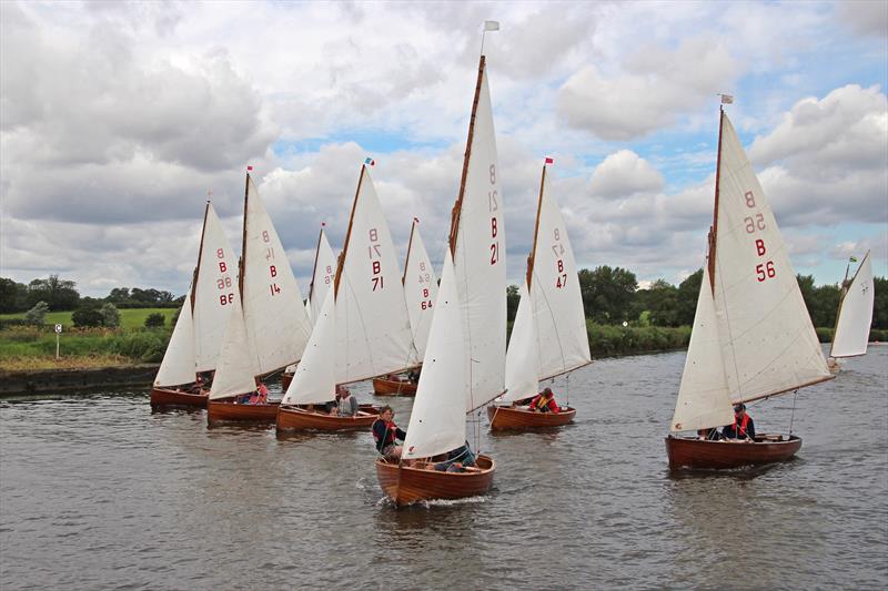 Ladies Race in the Beccles Regatta 2012  photo copyright Karen Langston taken at  and featuring the Classic & Vintage Dinghy class