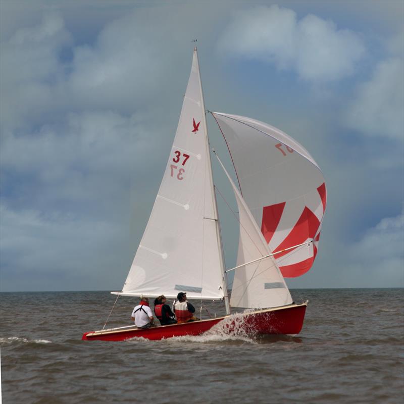 A Harrier racing in the West Kirby SC Annual Regatta photo copyright Alan Jenkins taken at West Kirby Sailing Club and featuring the Classic & Vintage Dinghy class