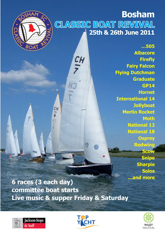 The inaugural Bosham Classic Boat Revival will be held on 25 & 26 June 2011 photo copyright Bosham Sailing Club taken at Bosham Sailing Club and featuring the Classic & Vintage Dinghy class