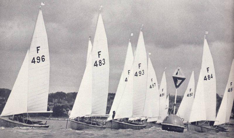The Fairey Firefly at the Olympic Regatta, Torquay, in 1948 photo copyright Dougal Henshall taken at  and featuring the Classic & Vintage Dinghy class